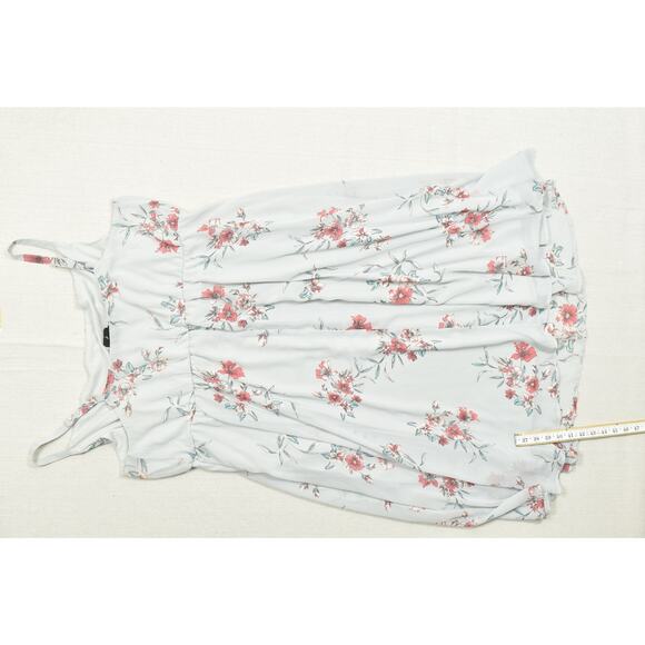 Torrid Plus Size 2 (18/20) Floral Midi Chiffon Cowl Neck Pleated Dress NEW - Picture 5 of 8